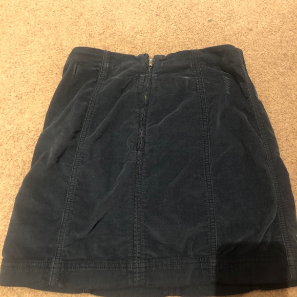 Free people navy blue skirt - Picture 2 of 2